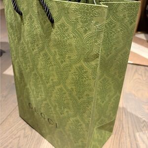 Gucci Olive Green Patterned Bag